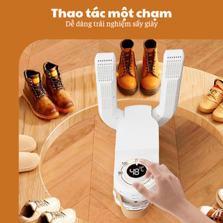 Máy Sấy Giày Khử Mùi Đa Năng Sấy, Tất, Găng Tay Kèm Khử Trùng Hiệu Quả, Nhỏ Gọn, Tiện Lợi