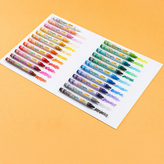 Bút sáp màu Thiên Long Colokit 24 màu tươi sáng, thông dụng tiêu chuẩn Châu Âu, an toàn cho bé tô màu, vẽ tranh CR-C09