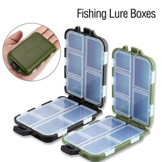 【vạn】Hộp mồi câu hai mặt 10 ngăn di động, chất liệu nhựa ABS bền bỉ, dễ dàng vệ sinh và tái sử dụng nhiều lần