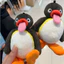 PS1 Pingu Trừu Tượng Chim Cánh Cụt Sang Trọng Búp Bê Dính Ra Lưỡi Sang Trọng Đồ Chơi Cho Trẻ Em Bé Gái SP1
