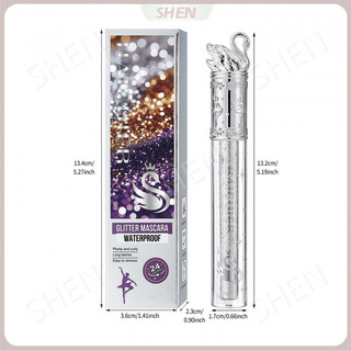 Bán Chạy Kim Cương Vỡ Với Nhấp Nháy Mascara Chống Thấm Nước Uốn Dài Dày Không Dễ Dàng lem Mịn Nhấp Nháy Sequins Mascara