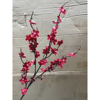 Cành Đào Cổ Lê Mai ,đào cổ thân đốm mốc , Cành Dài 90cm - Hoa Lụa Hạnh Hoan