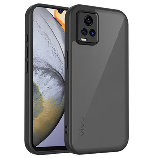 Dành Cho Vivo V20 / V21 / V21E 4G / 5G Ốp điện thoại Cứng Trong Suốt Da-Cảm Giác Mềm Khung TPU Chống Sốc Mỏng