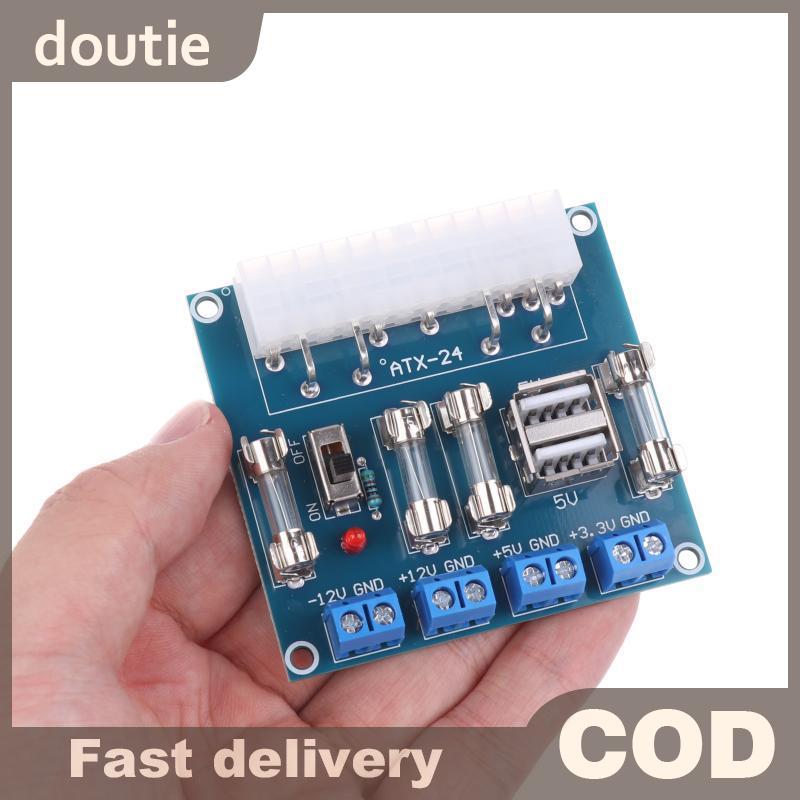 Doutie 1 Bộ Chuyển Đổi Nguồn Điện Cung Cấp Mô Đun Kiểm Tra Nguồn Điện Mạch Ổ Cắm Mô Đun HU-M28W Máy Tính Để Bàn Điện ATX Chuyển Bảng VN