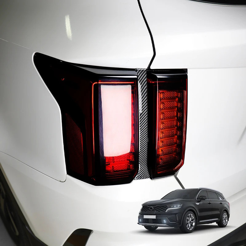 Dành Cho Xe Kia Sorento MQ4 2021-2026 Xe ABS Sợi Carbon Phanh Sau Decal Sọc Bao Bên Ngoài Tạo Kiểu Mouldings Trang Trí