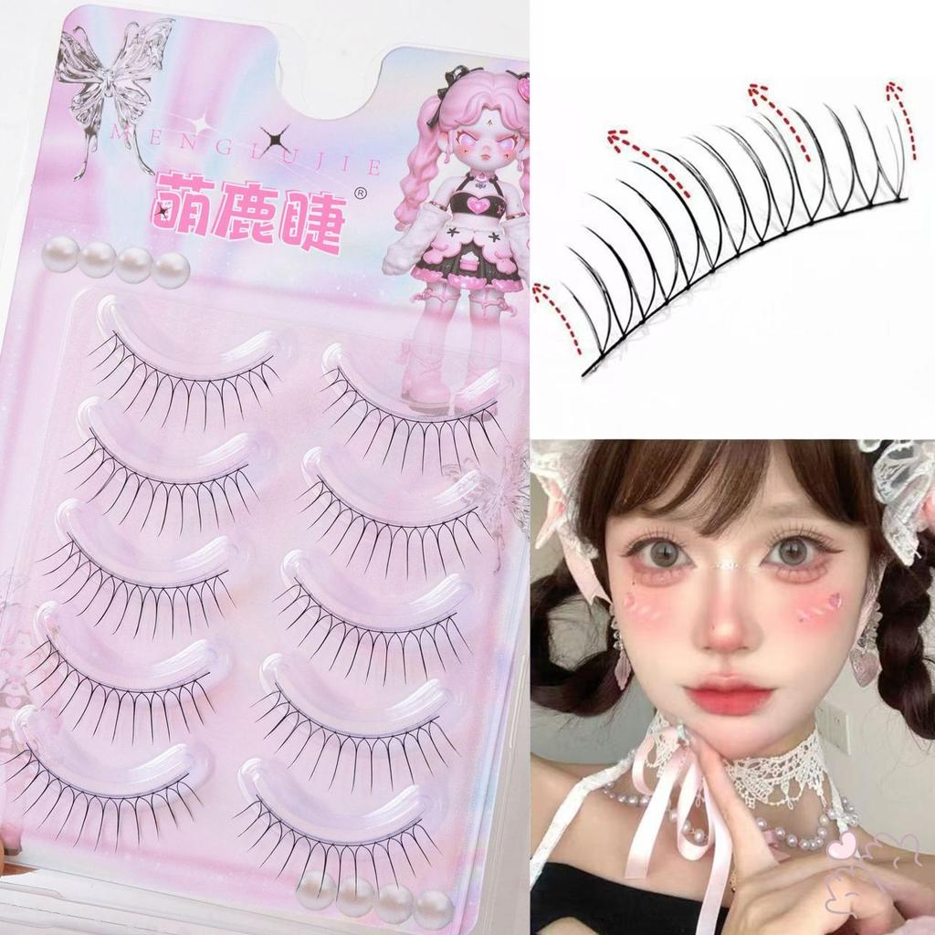 5 Cặp Lông Mi Giả Một Mảnh Liền Mạch Dải Có Thể Tái Sử Dụng Hàng Mi Hoàn Hảo Phù Hợp Với Sử Dụng Hàng Ngày