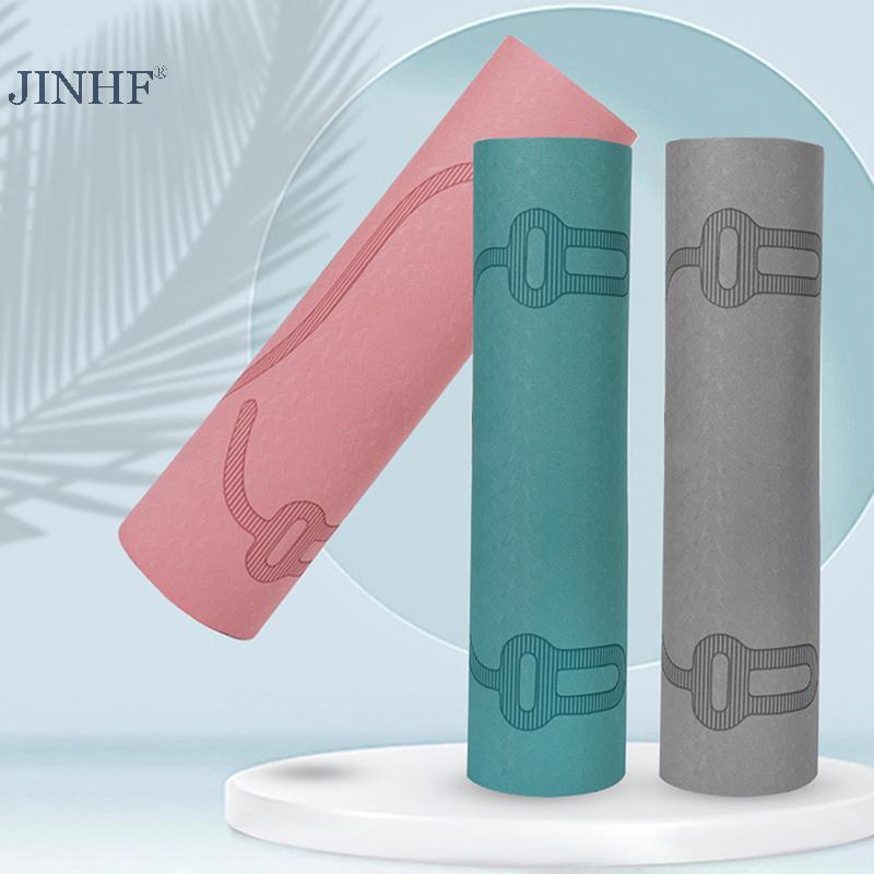 JinHF Thảm Tập Luyện Đa Năng 6mm - Chống Sốc & Tiếng ỒN, Phù Hợp Cho Nhảy Dây, Yoga và Gym