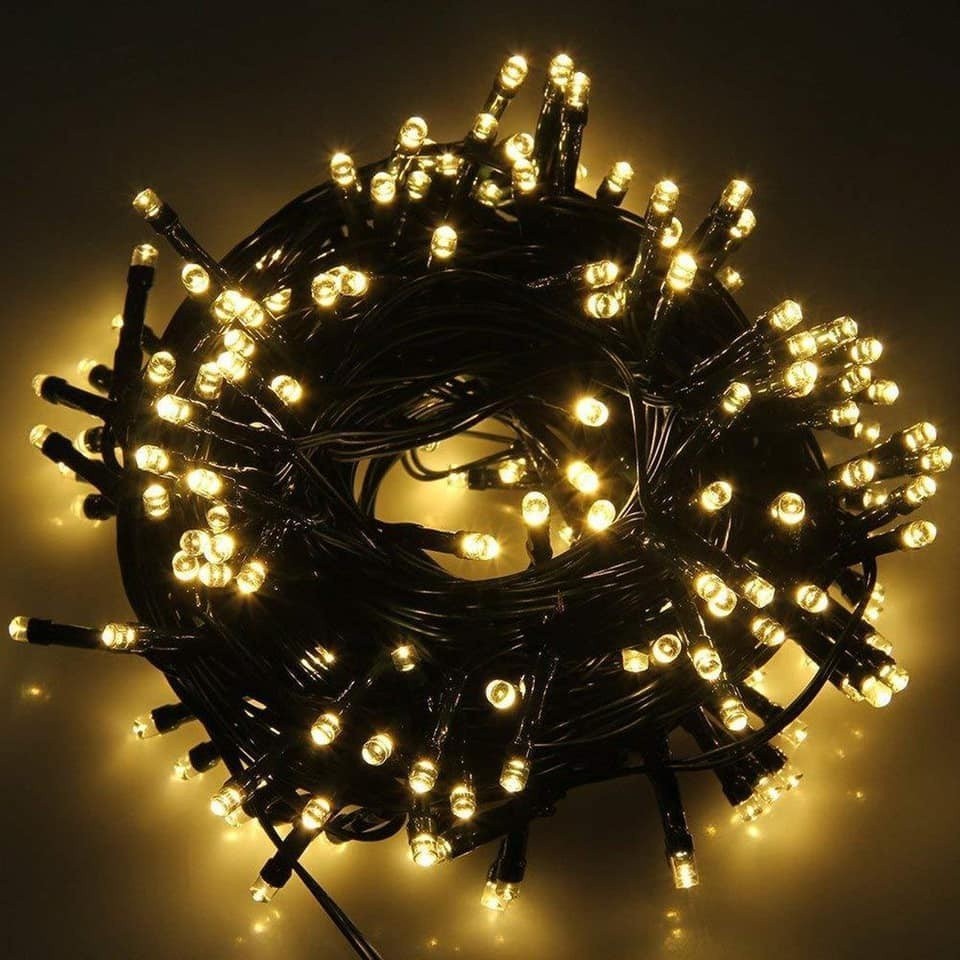 Dây Đèn Led Năng Lượng Mặt Trời 8 Chế Độ Có Nút Cảm Ứng Chống Nước Trang Trí Sân Vườn/Giáng Sinh/12m