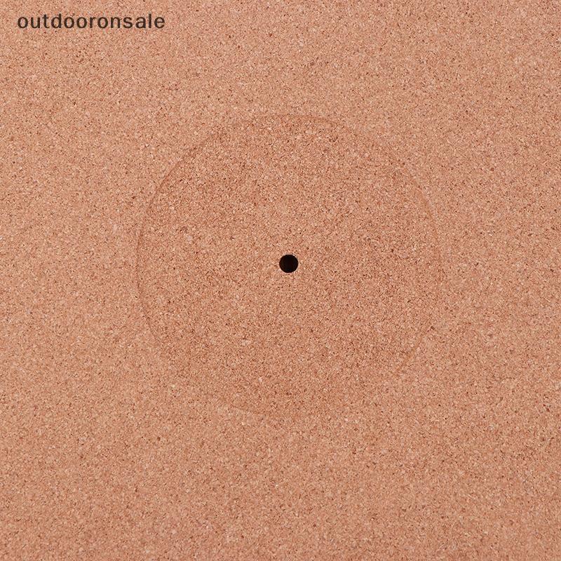 [outdooronsale] Record Pad Soft Cork Thảm chống tĩnh điện Tấm trượt bàn xoay 300mm Phụ kiện máy quay đĩa, MỚI. FSI