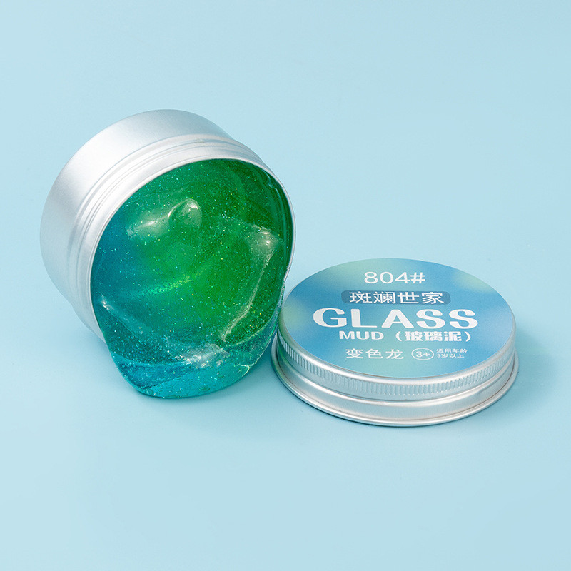 Chameleon Thủy Tinh Bùn Bán Buôn Giải Nén Tạo Bọt Keo Thủy Tinh Bùn Chất Lỏng Bounce Bùn Giải Nén Pinch Nhạc