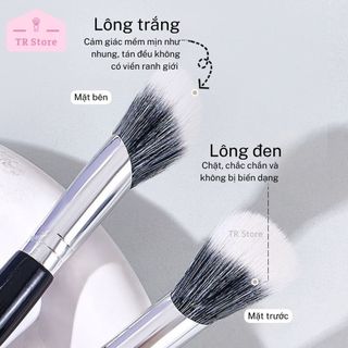 Cọ Má Hồng Vát Chéo Chuyên Nghiệp, Tán Phấn Má Chuyển Màu Tự Nhiên, Không Bị Đậm Gecomo G1131