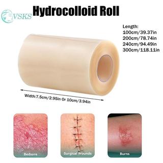 Chenlongshang Hydrocolloid Cuộn để chăm sóc vết thương Băng dán Hydrocolloid có khả năng tự dính, băng vết loét giường, thấm hút cao EN