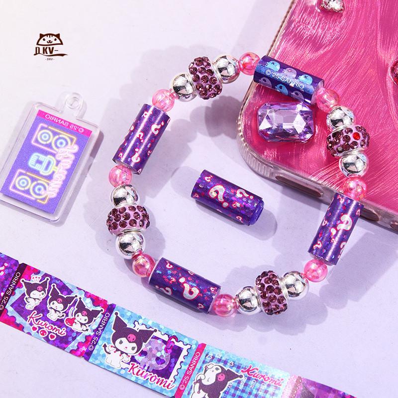 Bộ vòng tay Magic DIY - Miếng dán hạt pha lê cho trẻ em Đồ chơi Kuromi