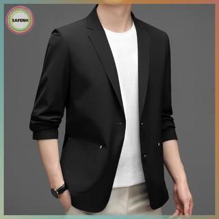 SAFENH Men 's Casual zer Nhẹ Bộ đồ công sở Áo khoác Mourning Top VN