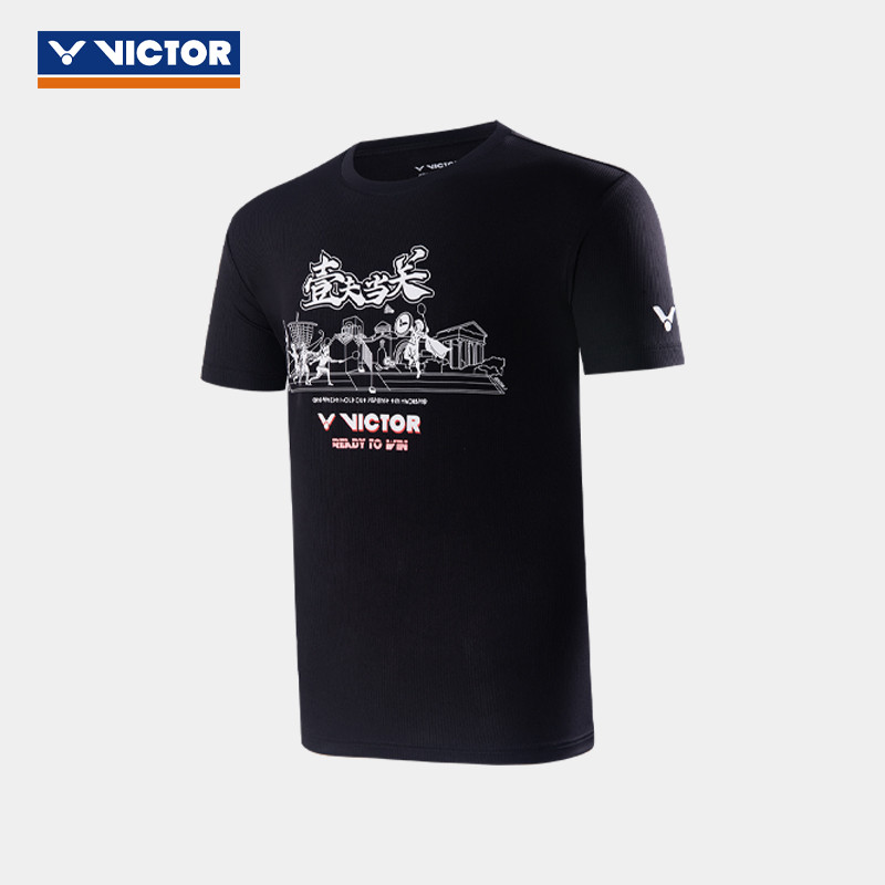 Đồng phục cầu lông VICTOR 100% cotton cao cấp cho nam và nữ, mã T-42036