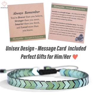 PCWFKef Full Handmade Tự Nhiên Hematite Vòng Tay Tối Giản Nam Nữ Áo Braclet Có Thể Điều Chỉnh Yoga s Bralet Trang Sức Thời Trang Quà Tặng Mới