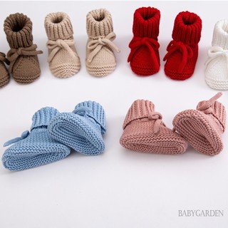 0-12 tháng Bé Trai Bé Gái Giày Dệt Kim Đế Mềm Đầu Tiên Thoải Mái Trong Nhà Booties