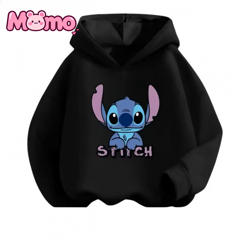 Stitch In Hình Dễ Thương Bé Trai Và Bé Gái Cùng Phong Cách Có Mũ Trùm Đầu Thoải Mái Thoáng Khí Rời Top