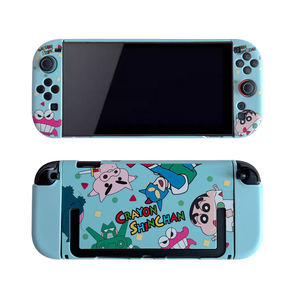 Vỏ cứng có thể gắn được Crayon Shin-Chan dễ thương cho Nintendo Switch 2, Ốp lưng silicon cho NS 2