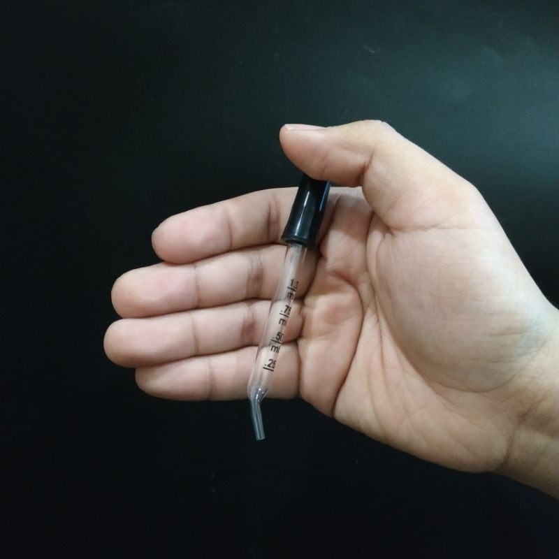 【24H】Pipet Thủy Tinh Nhỏ Giọt 1ml Có Bóp Cao Su – Dùng Trong Thí Nghiệm, Spa