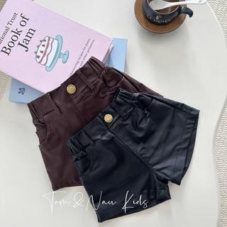 Q25-[tomnaukids] Quần short DA CO GIÃN FORM Ôm bé gái sang chảnh cực dễ phối đồ - Size 9-36Kg