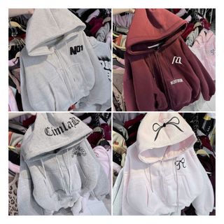 [ Rẻ Vô Địch ] Áo Khoác Nỉ Nam Nữ Form Rộng unisex có khoá kéo phong cách -thuba