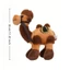 GAVESTO Mô Phỏng Thú Nhồi Bông, Với Đôi Hump Sang Trọng Camel Đồ Chơi, Mềm Mại Du Lịch Sa Mạc 30cm Du Lịch Mềm Mại Ôm Trẻ Em Chơi
