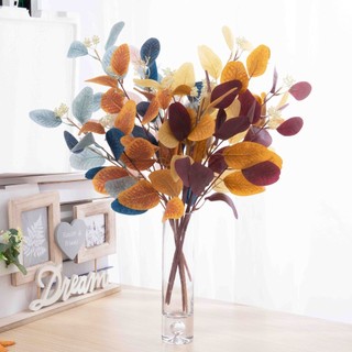 Cành Lá Khuynh Diệp Giả 52cm Trang Trí Nhà Cửa Decor Phòng Khách Bắc Âu Vintage Hoa Cao Cấp Phụ Kiện Chụp Ảnh Bình Để Bàn Sang Trọng Táo Nhựa Lụa Đỏ Cam Hồng Xanh Đám Cưới Sự Kiện Nội Thất Hiện Đại Độc Đáo Bền Tươi Sáng Sắc Sảo Lung Linh