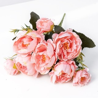 Bó Hoa Mẫu Đơn Giả Hoa Hồng Lụa Cao Cấp Decor Trang Trí Nhà Cửa Cẩm Tú Cầu Retro Châu Âu 30cm Để Bàn Phòng Khách Tiệc Cưới Sang Trọng Phụ Kiện Chụp Ảnh Đạo Cụ Bình Cắm Sẵn Sắc Màu Vintage Quà Tặng Đẹp Lung Linh Giống Thật Tinh Tế Đẳng Độc Đáo Mới Nhất