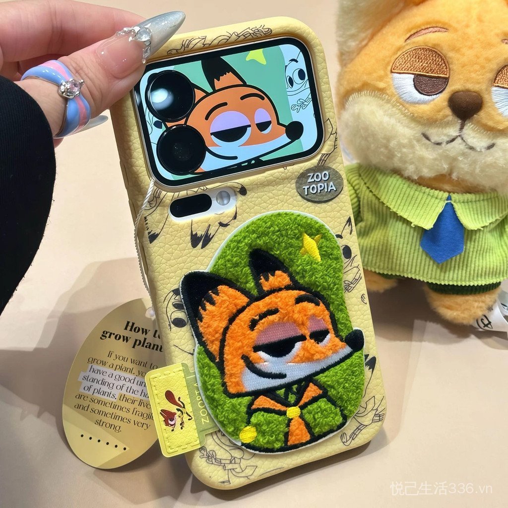 Thích hợp cho iPhone17ProMax Ốp Điện Thoại 16 / 15 Phong Cách Mới Air / 14 Thêu 13 / 12 Judy Nick