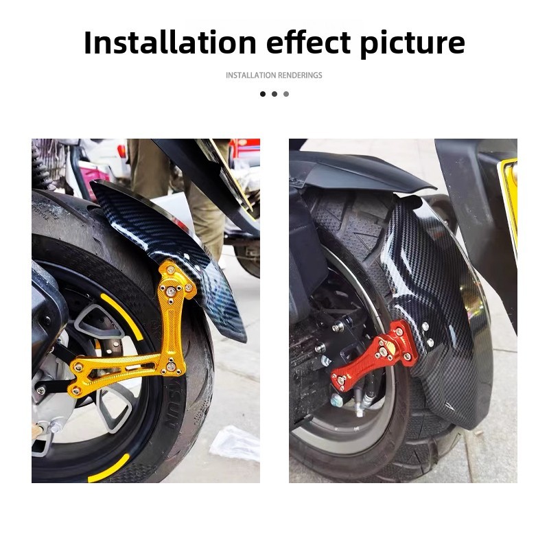 Dành Cho Xe Honda PCX160 PCX150 ADV160 ADV150 Sợi Carbon Phong Cách Phía Sau Fender Chắn Bùn Bắn Bảo Vệ Chân Đế