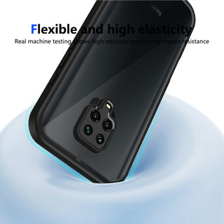 Dành Cho Redmi Note 9s / 9 Pro Max Ốp điện thoại Cứng Mờ Da-Cảm Giác Mềm Khung TPU Chống Sốc Mỏng Vỏ