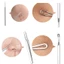 Bộ 8 Món Lấy Mụn Đầu Đen Và Mụn Bọc, Thép Không Gỉ Cao Cấp, Độ Bền Cao, Tay Cầm Chống Trượt, Hình Dạng Tiện Dụng, Chăm S