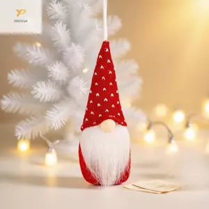 PPY Nhiều Màu Ông Già Noel Treo Mặt Trang Trí Thân Thiện Với Người Dùng Vải Ngày Lễ Giọng