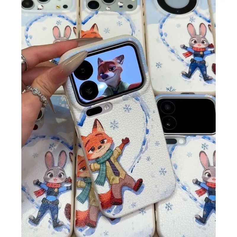 ✨Spot】[Ốp điện thoại Judy Nick Snow Love] ốp lưng iphone 17air/iphone 16promax/15pro/14plus, Cặp đôi