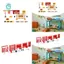 Bộ mô hình phụ kiện Diorama tỷ lệ 1 / 64, Phụ kiện, Nhẹ, Vẽ tay, Mô phỏng thu nhỏ để trang trí đạo cụ Diorama