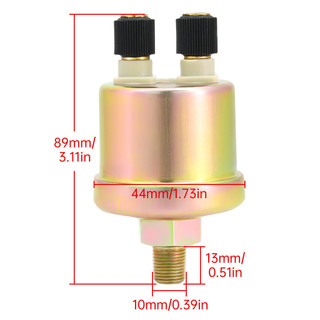 1 / 8NPT Cảm Biến Áp Suất Dầu 10-184OHMS Đồng Hồ Đo Áp Suất Dầu 0-5Bar 0-10Bar Cảm Biến Báo Chí Dầu