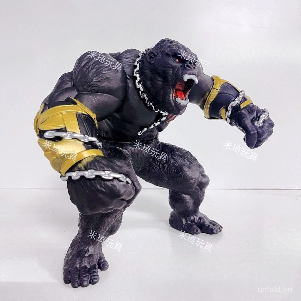 [Đồ chơi] Mô phỏng bán chạy Lớn Cao su mềm gầm cơ King Kong Godzilla Monster Toy Hình cậu bé GTDA