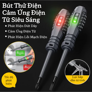 💡Ánh Sáng Màu Sáng Cao/Đa Năng🌿Bút Kiểm Tra Điện Ánh Sáng Màu/Bút Kiểm Tra Đứt Dây Bút Thử Điện Chuyên Dụng Thợ Điện/Bút Thử Điện Đa Năng/Bút Kiểm Tra Điện Dễ Sử Dụng/Bút Thử Nghiệm Điện Áp/Bút Thử Ng