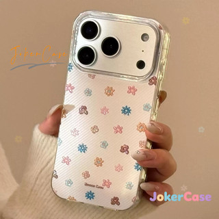 Ốp Lưng Cho IPhone 16 13 12 14 15 17 11 Pro Max XR X XS Max 16 15 7 8 14 Plus SE 2020 Air Vỏ bảo vệ hình hoa nhỏ xinh