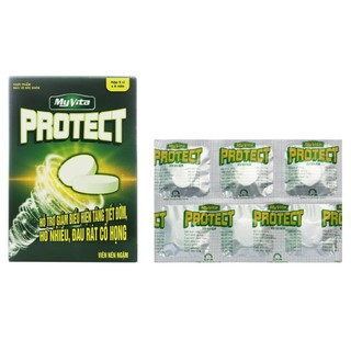 Viên Ngậm Hỗ Trợ Giảm Đau Họng MyVita Protect SPM, Hộp 30 Viên