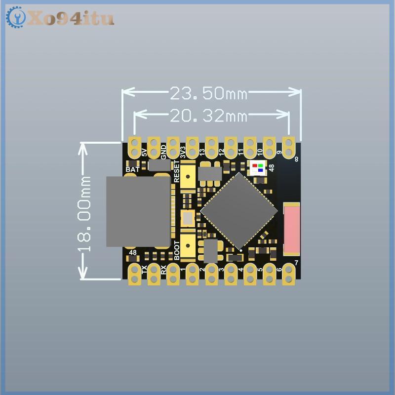 XOITU 1 Bộ WiFi siêu nhỏ 5.0 ESP32-S3 Bảng phát triển Supermini cho ESP32 S3 ESP32-S3FH4R2 VN