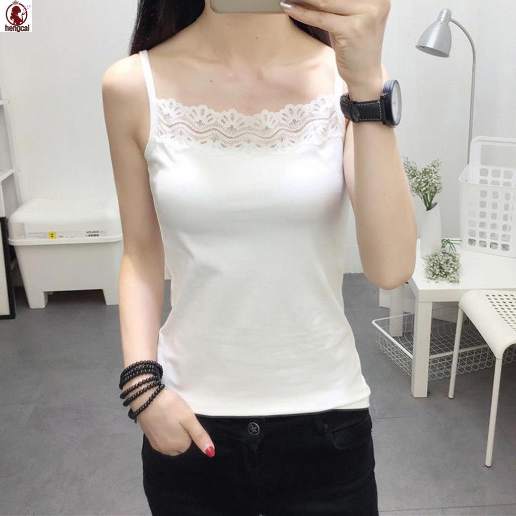 Áo ba lỗ spaghetti straps dành cho nữ, phù hợp cả ngày và tập luyện cùng bạn bè