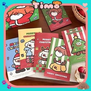 Túi Kraft Noel Mini Hoạt Hình Xinh Xắn Giấy Đựng Quà Giáng Sinh Timo GQ09