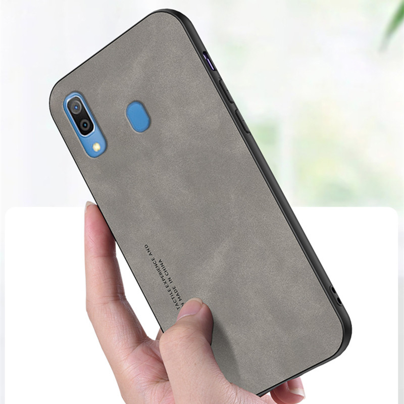 Ốp lưng Samsung A30 Vỏ da cừu sang trọng cho Ốp điện thoại Samsung Galaxy A30