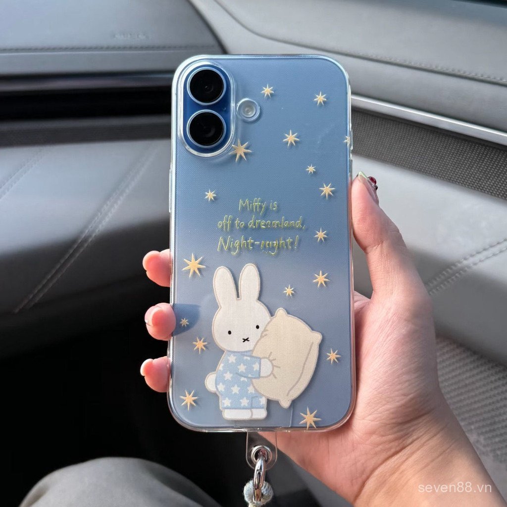 Ốp Điện Thoại Thích Hợp Cho iPhone X XS XR XSMAX 11 12 13 14 15 16 17 Pro max Plus Air Good Night Rabbit Vỏ Bảo Vệ Chống Sốc Bao Gồm Tất Cả S5PY