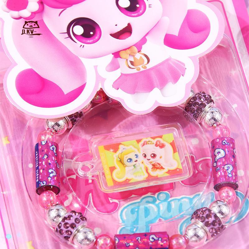 Bộ vòng tay Magic DIY - Miếng dán hạt pha lê cho trẻ em Đồ chơi Kuromi