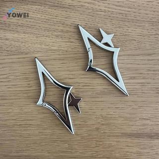 YOWEI Y2K Ngôi Sao Essential Icon Carabiner Móc Khóa Xe Chìa Khóa Gothic Ba Lô Trang Trí VN