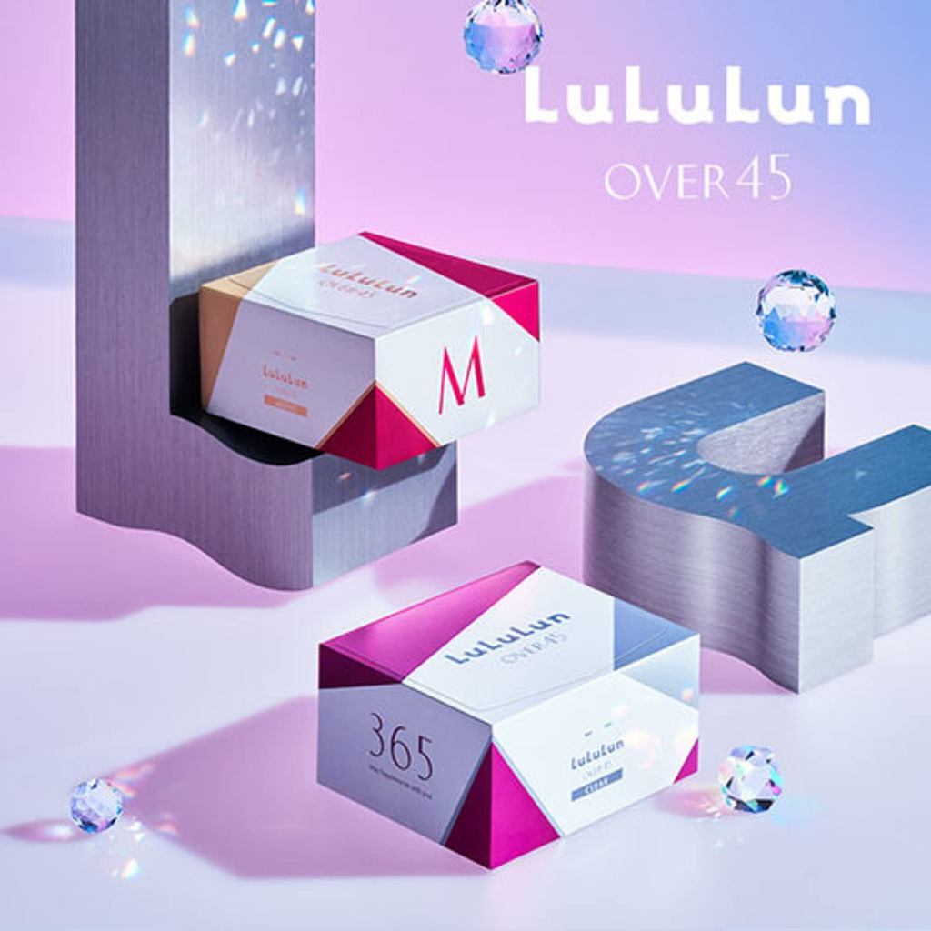 Lululun OVER45 Facial Masks - 7 Sheets (Iris Blue & Camellia Pink)- Direct from Japan