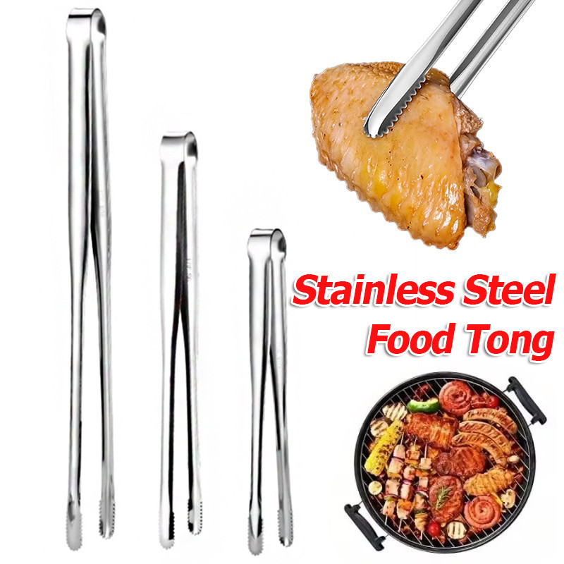 1 / 3 Kẹp BBQ nướng bằng thép không gỉ / Dụng cụ nhà bếp Nướng bít tết
